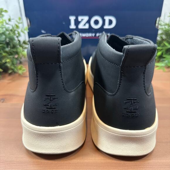 IZOD Men's Palmer Chukka Boots Black Size 12 - Picture 4 of 8